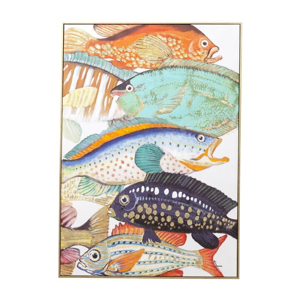Touched Fish Meeting II. kép, 100 x 75 cm - Kare Design