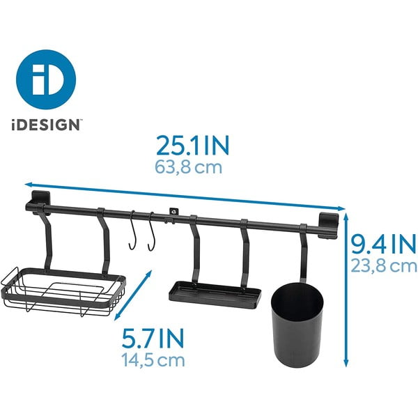 Austin fekete fali rendszerező - iDesign-image-1