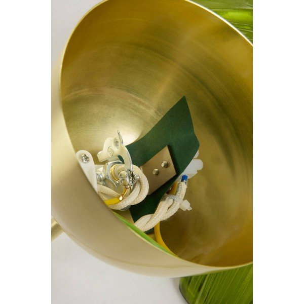 Zöld-aranyszínű üveg függőlámpa ø 30 cm Nugget – Jotex-image-4