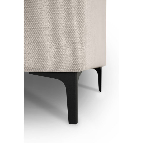 Bézs zsenília sarokkanapé (bal oldali-U alakú) Fabian – Scandic-image-4