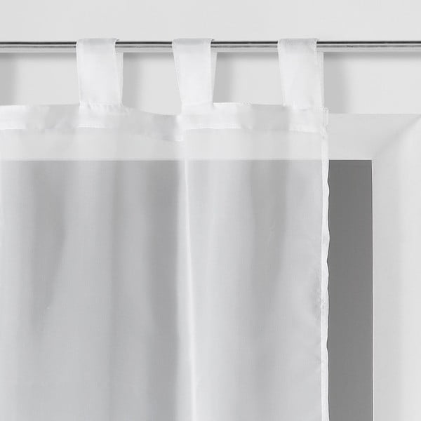 Fehér voile fényáteresztő függöny szett 2 db-os 60x160 cm Voiline – douceur d'intérieur-image-1
