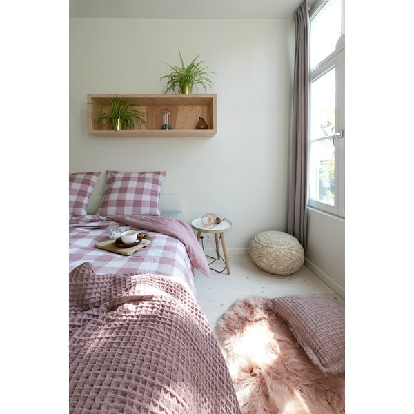 Waffle barna-szürke pamut takaró, 130 x 170 cm - Tiseco Home Studio-image-4