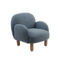 Kék buklé gyerek fotel Rocky – Vipack