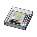 Matt fekete újrahasznosított műanyag fürdőszobai rendszerező kozmetikumokhoz – iDesign