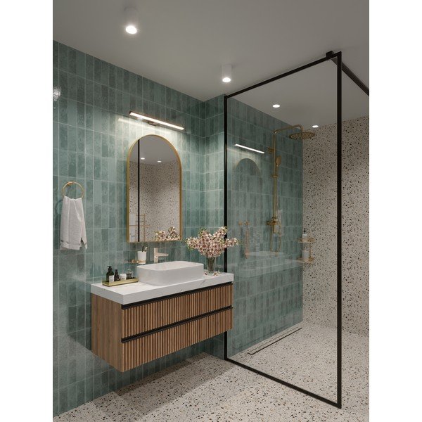 Ezüstszínű LED fali lámpa Catania – GTV-image-2