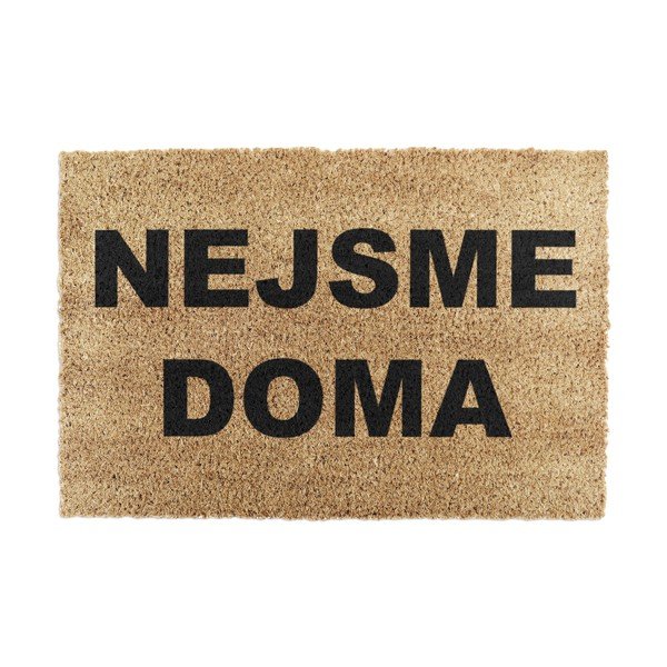 Kókuszrost lábtörlő 40x60 cm Nejsme Doma – Artsy Doormats