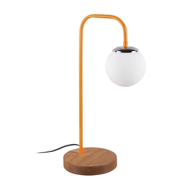 Lanty Table Lamp asztali lámpa narancssárga részletekkel, magasság 53 cm