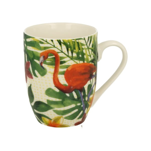 Flamingo porcelán bögre, 375 ml - Duo Gift