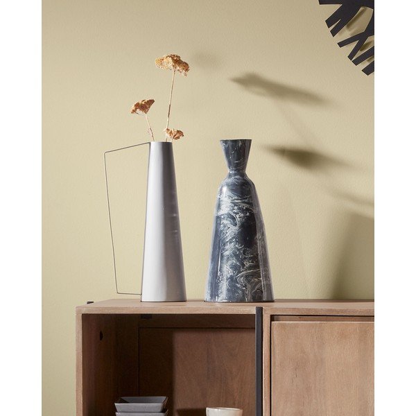 Szürke váza, magassága 14 cm - La Forma-image-2