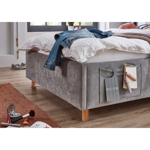 Szürke gyerekágy ágyrács nélkül 120x200 cm Cosy – Meise Möbel-image-3