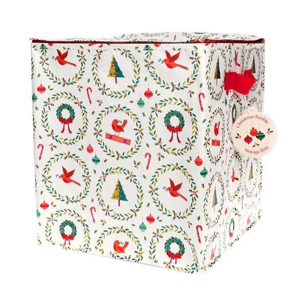 Újrahasznosított műanyag ruhatároló doboz 32x32x35 cm Classic Christmas – Rex London-image-4