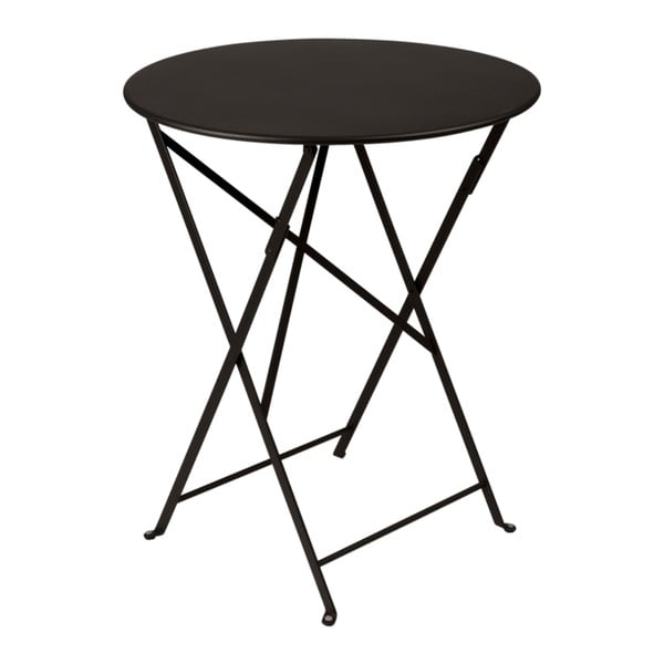 Bistro fekete kerti asztalka, Ø 60 cm - Fermob