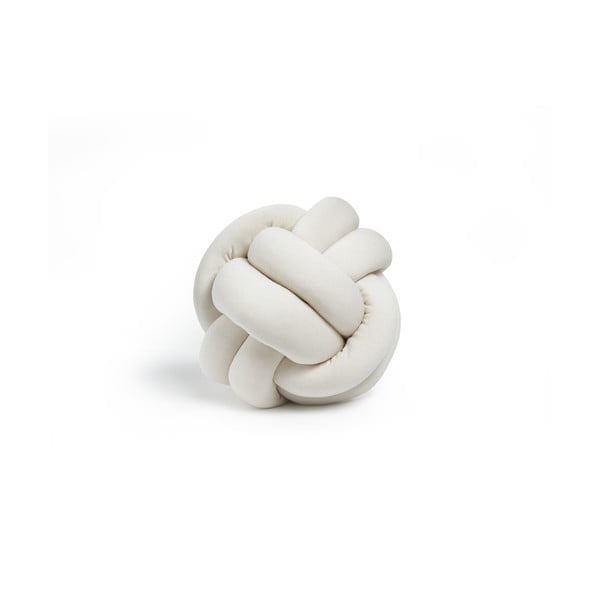 Knot Decorative Cushion világosbézs díszpárna, ⌀ 25 cm