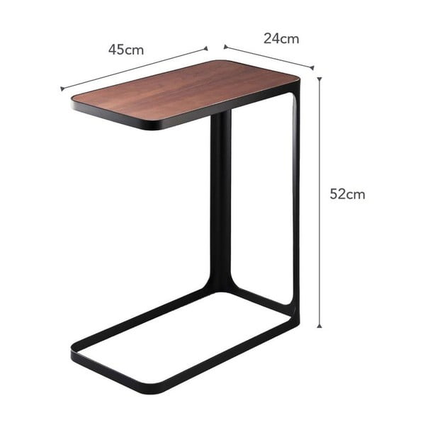 Frame fekete tárolóasztal - YAMAZAKI-image-4