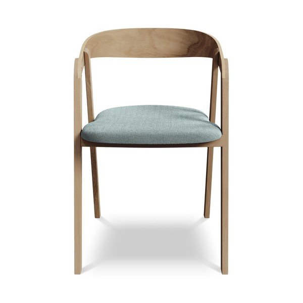 Kék tömörfa étkezőfotel Erika – Makamii-image-1