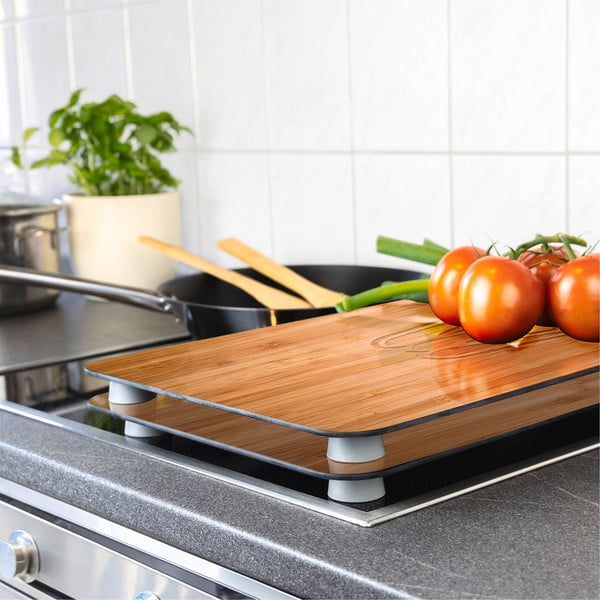 Edzett üveg tűzhely fedőlap szett 2 db-os 30x52 cm Lunch – Wenko-image-1