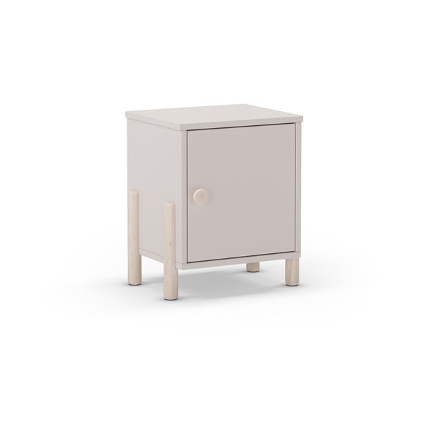 Krémszínű borovi fenyő gyerek éjjeliszekrény Enola – Marckeric-image-3