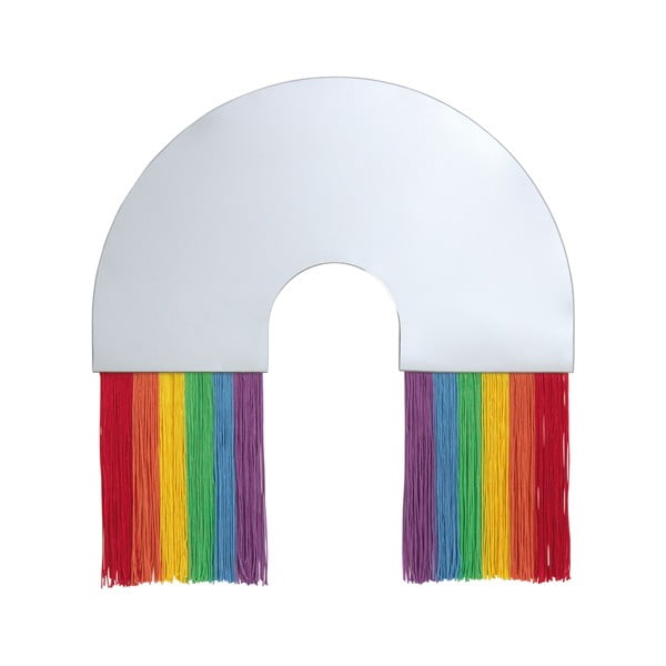 Rainbow fali tükör, 36 x 38 cm - DOIY