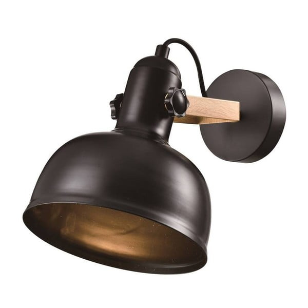 Fekete fém fali lámpa Reno – Candellux Lighting