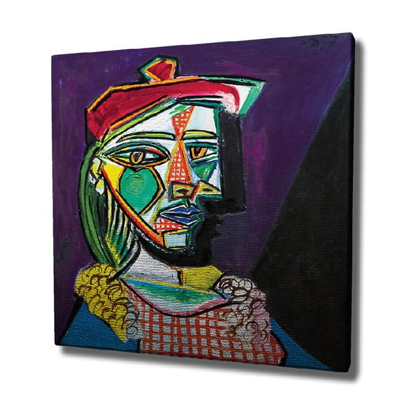 Vászon fali kép Pablo Picasso másolat, 45 x 45 cm