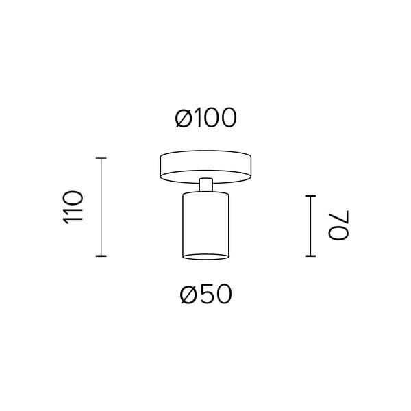 Cero fehér mennyezeti lámpa - Sotto Luce-image-2