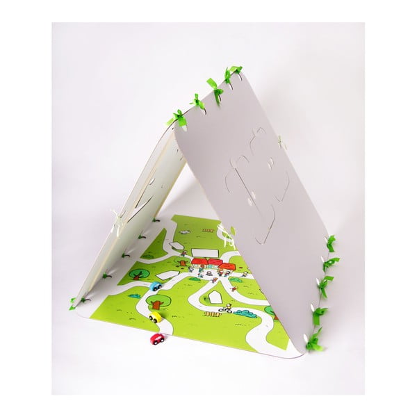 Házikó zöld játék autópályával - Unlimited Design for kids