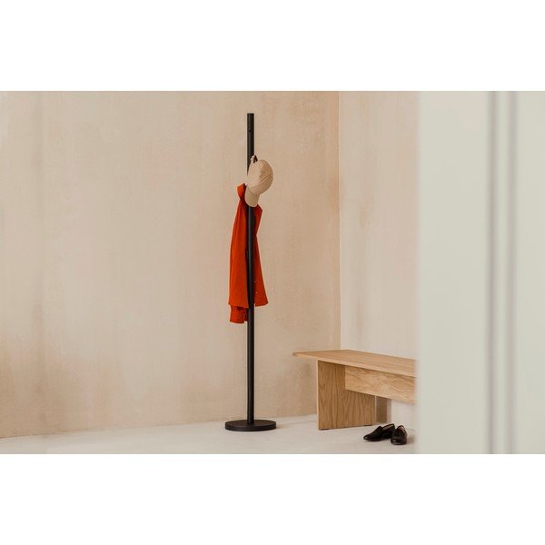 Fekete fém fogas ø 25x183 cm Yuko – noo.ma-image-2
