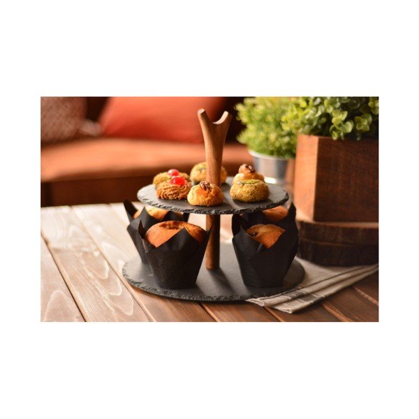 Tasev kétszintes pala tálca - Bambum-image-2