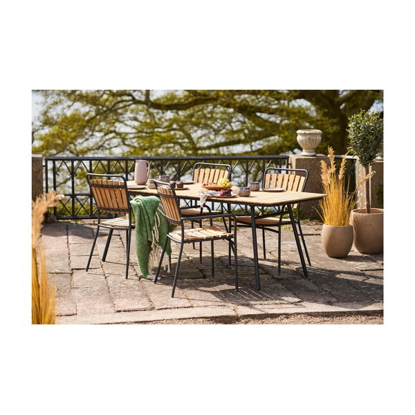 Zöld gyapjúkeverék takaró 130x170 cm Carmel – House Nordic-image-3