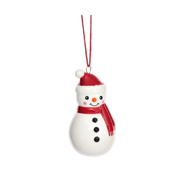 Kő karácsonyfadísz Snowman – Sass & Belle