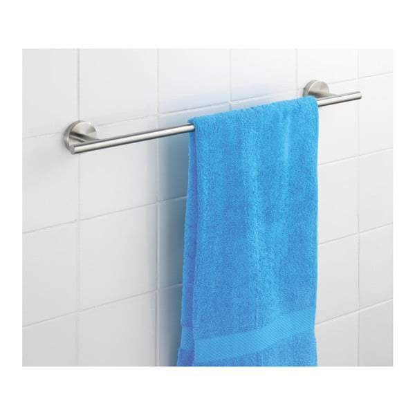 Matt ezüstszínű fali rozsdamentes acél törölközőtartó Bosio – Wenko-image-1