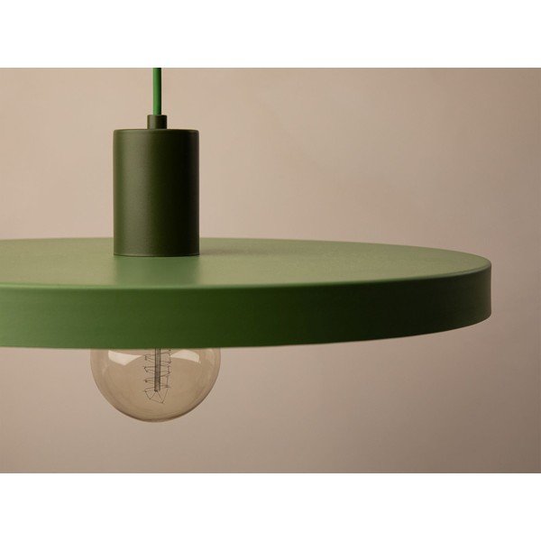 Zöld fém függőlámpa ø 40 cm Ori – Micadoni -image-2