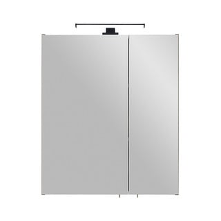 Barna függő fürdőszoba szekrény tükörrel 60x70 cm Set 374 - Pelipal