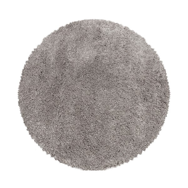 Világosbarna kerek szőnyeg ø 80 cm Fluffy – Ayyildiz Carpets