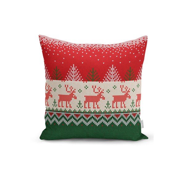 Merry Christmas 4 db karácsonyi párnahuzat és asztali futó szett - Minimalist Cushion Covers-image-4