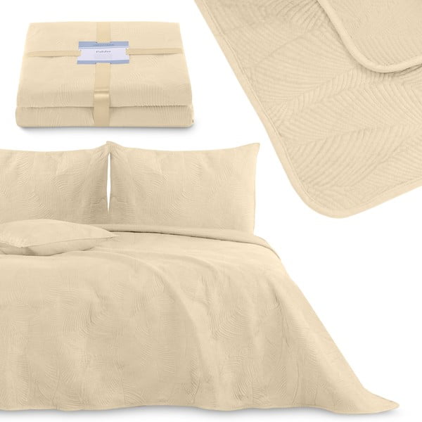 Bézs ágytakaró 170x210 cm Palsha – Restilo-image-3