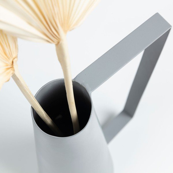 Szürke váza, magassága 14 cm - La Forma-image-1