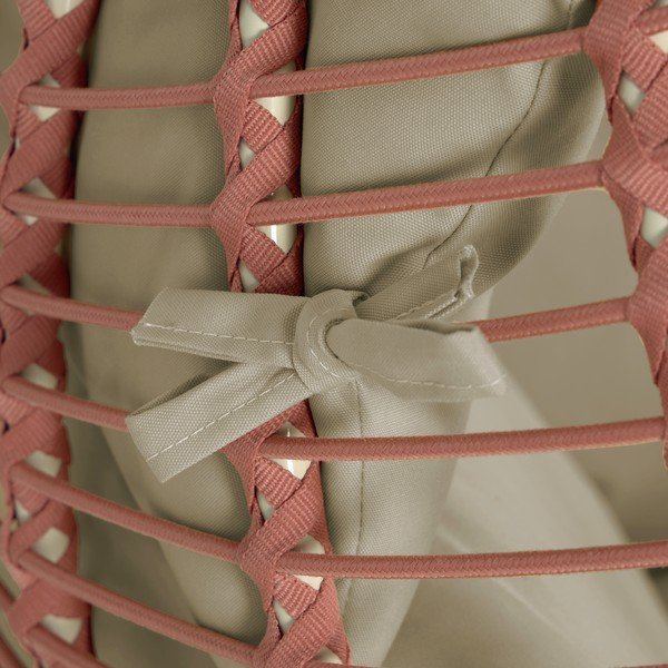 Elianis kerti függő kerti szék terrakotta húrozással és állvánnyal - Kave Home-image-4