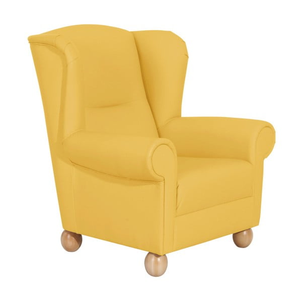 Monarch Yellow sárga színű füles fotel - Max Winzer