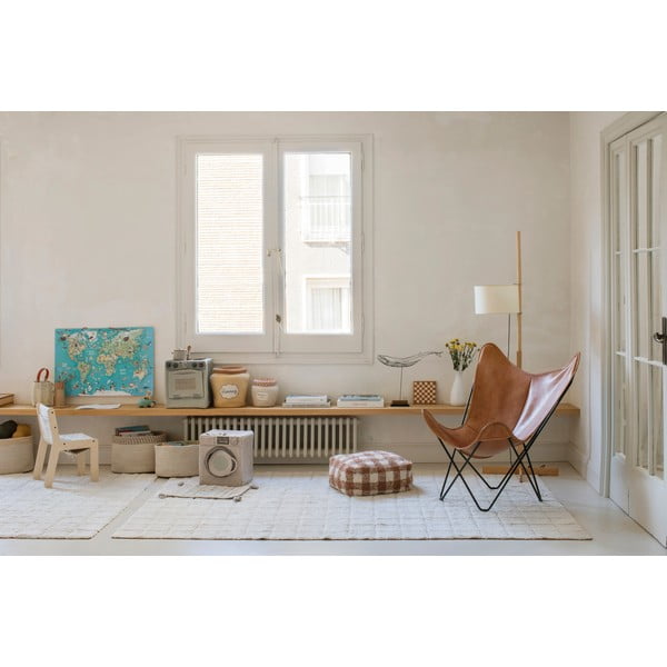 Krémszínű mosható kézi szövésű pamut szőnyeg 170x240 cm Mosaic – Lorena Canals-image-4