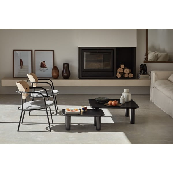 Nest 2 db-os fekete tárolóasztal szett - Teulat-image-3