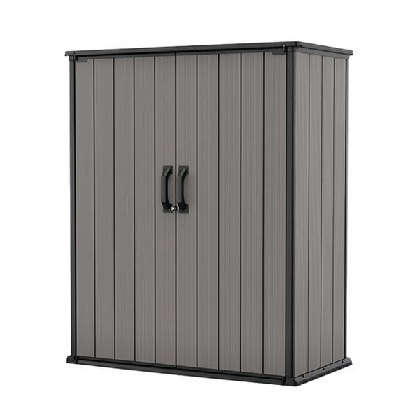 Szürke műanyag kerti szekrény Tall – Keter