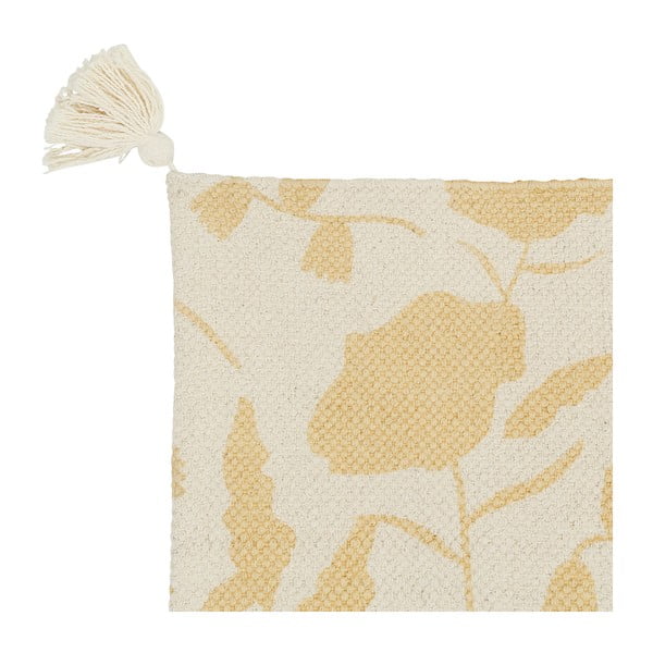 Világossárga szőnyeg 60x120 cm Foret – Jardin d'Ulysse-image-1