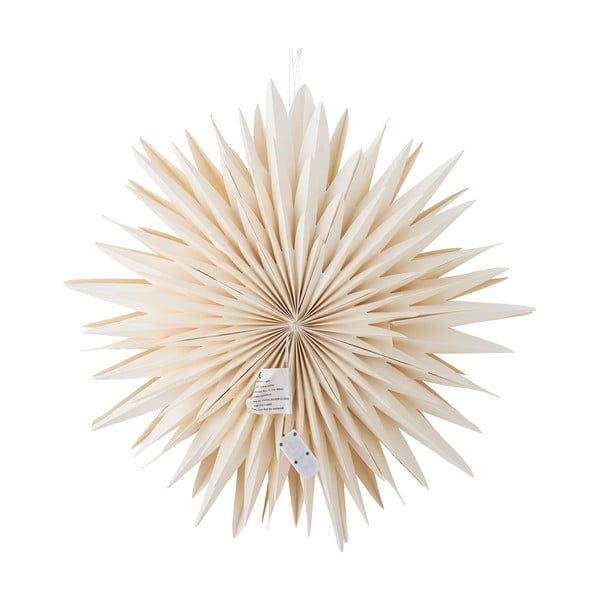 Fehér függő fénydekoráció ø 50 cm Elijas – Bloomingville-image-3