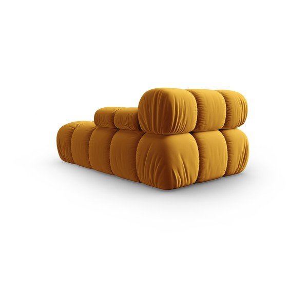 Sárga bársony heverő (jobb oldali) Bellis – Micadoni Home-image-4
