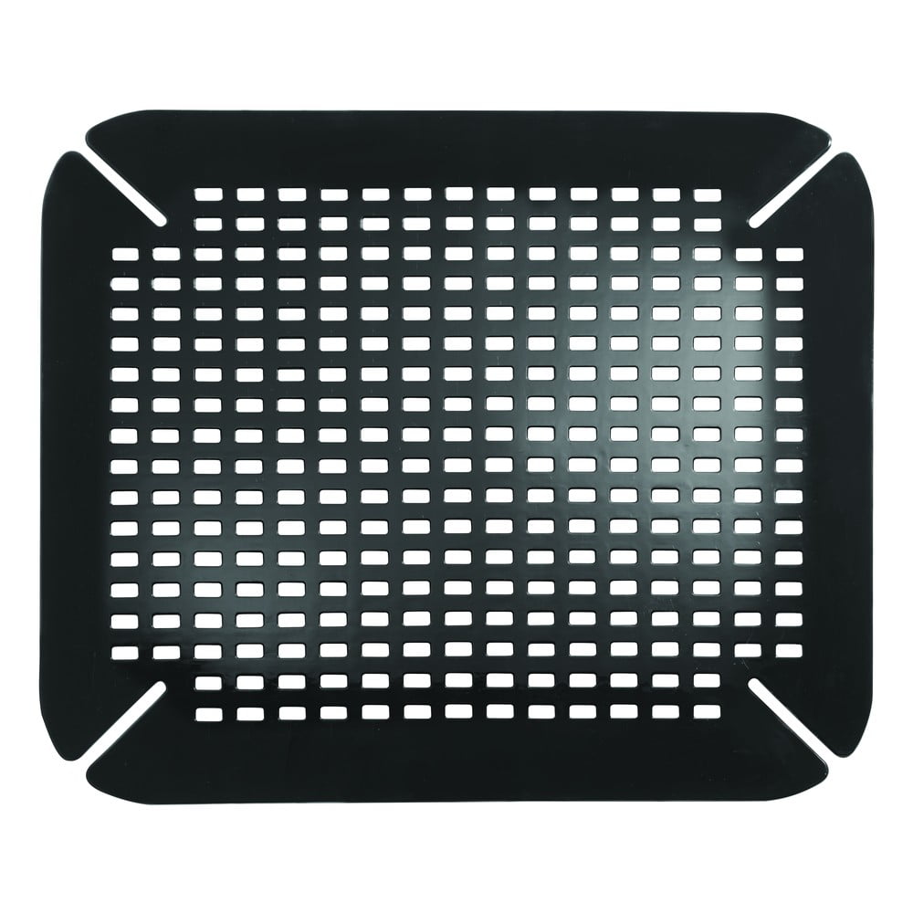 Contour fekete mosogató alátét, 35 x 41 cm - iDesign
