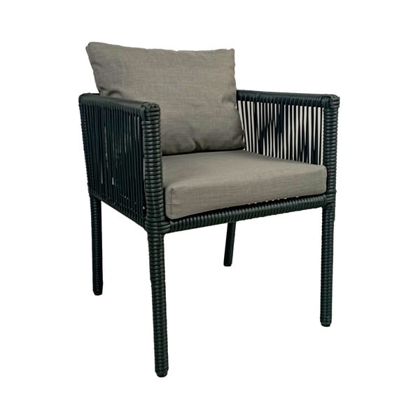 Szürke műrattan hatszemélyes kerti étkezőgarnitúra Vera 2 – Floriane Garden-image-3