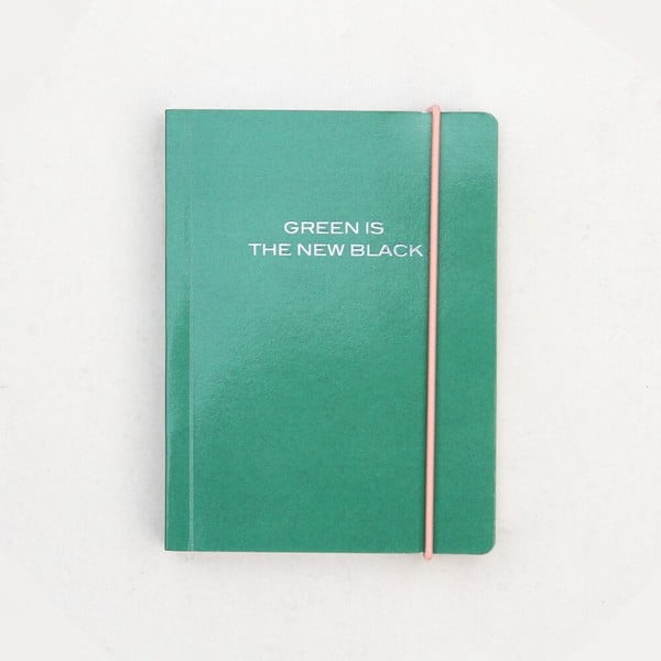 Green is the New Black zöld notesz, 320 oldal - Caroline Gardner