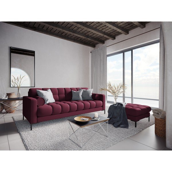 Bali sötétpiros lábtartó, 60 cm - Cosmopolitan Design-image-4