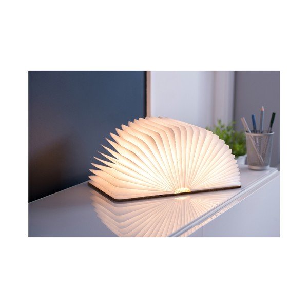 LED asztali lámpa textil búrával (magasság 2,5 cm) Booklight – Gingko-image-1